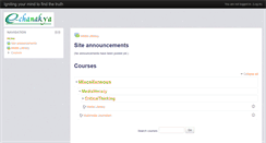 Desktop Screenshot of echanakya.org