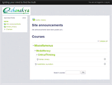 Tablet Screenshot of echanakya.org